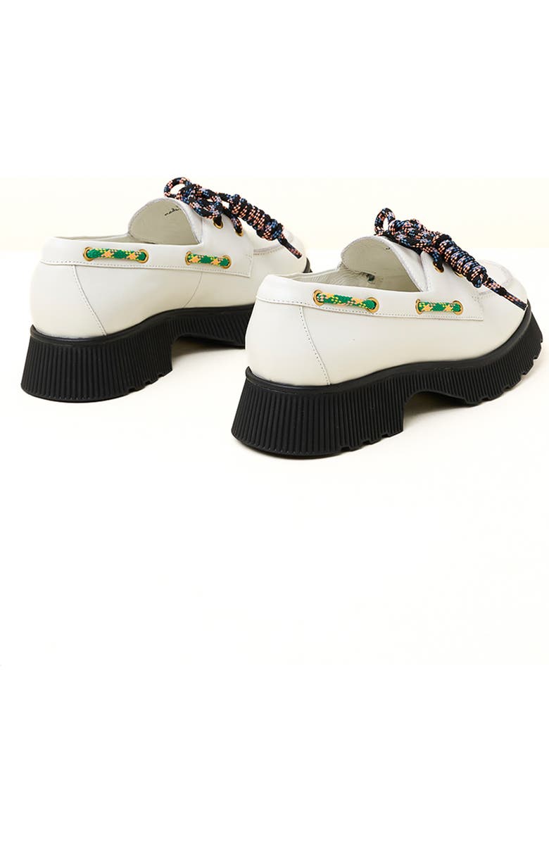 Charlotte Stone Cybil Platform Lug Sole Boat Shoe, Alternate, color,