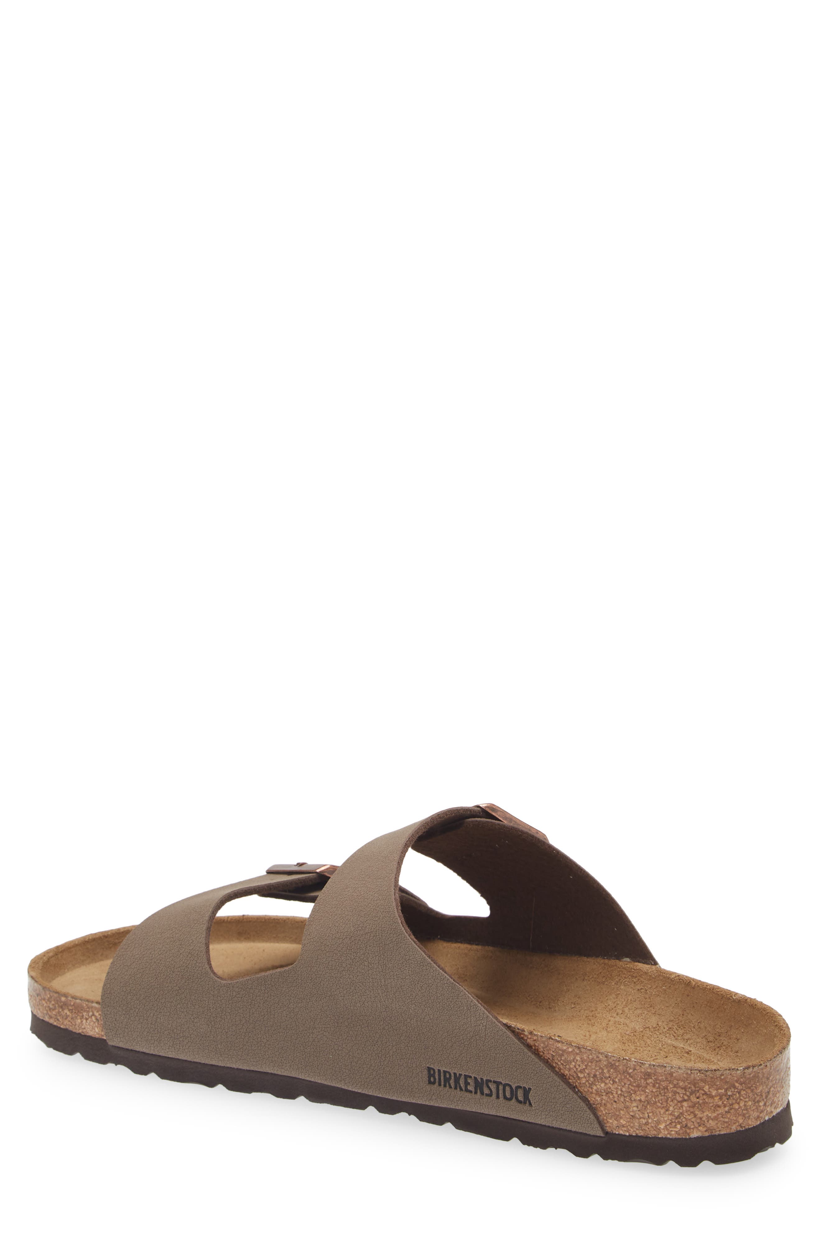 Birkenstock Arizona Slide Sandal, Alternate, color, Mocha
