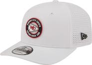 New Era Men's New Era White Kansas City Chiefs COOLERA 9SEVENTY Adjustable Hat