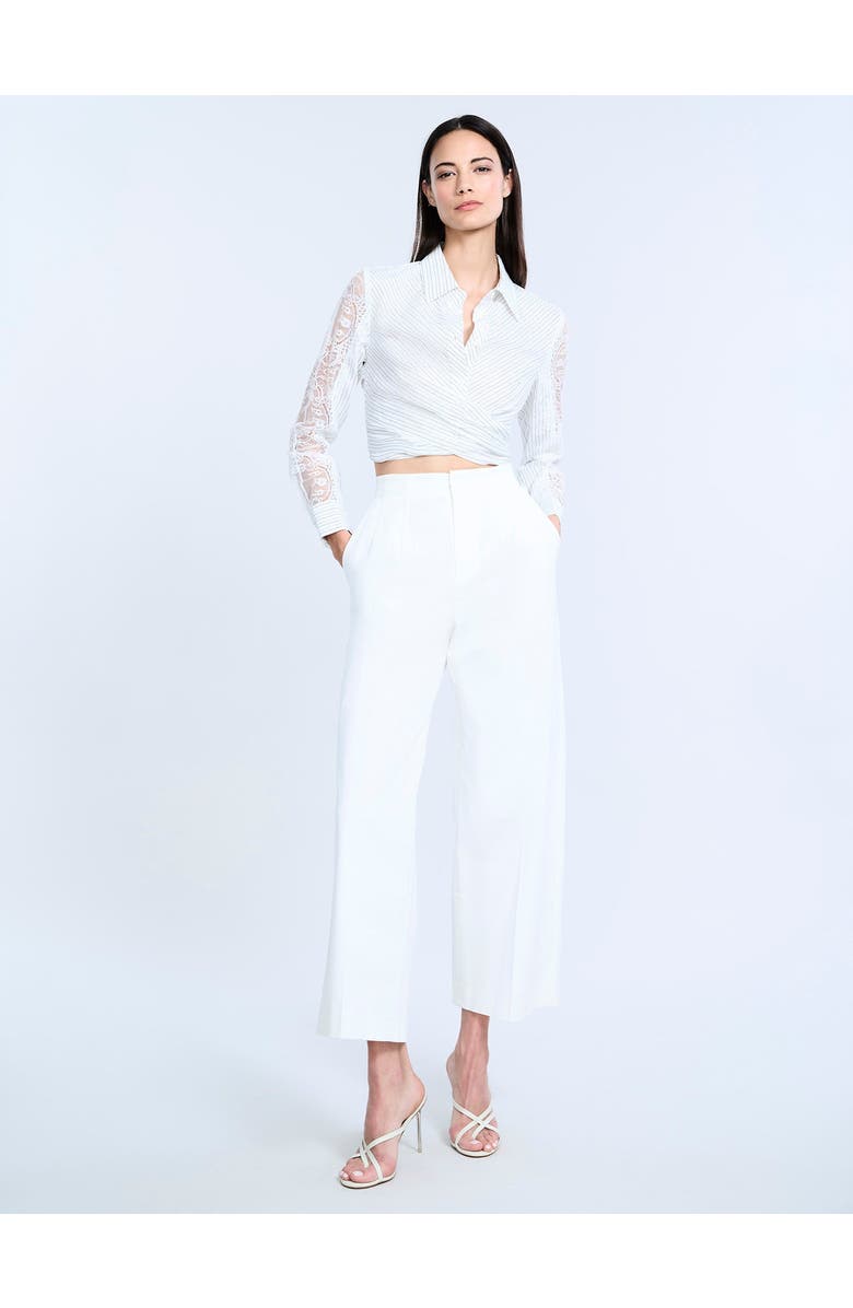 BCBGMAXAZRIA High Waist Cropped Pant, Main, color,