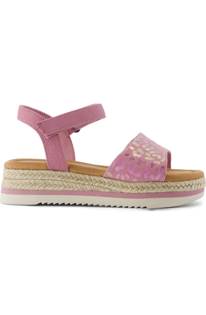 TOMS Kids' Diana Espadrille Sandal, Alternate, color, Pink