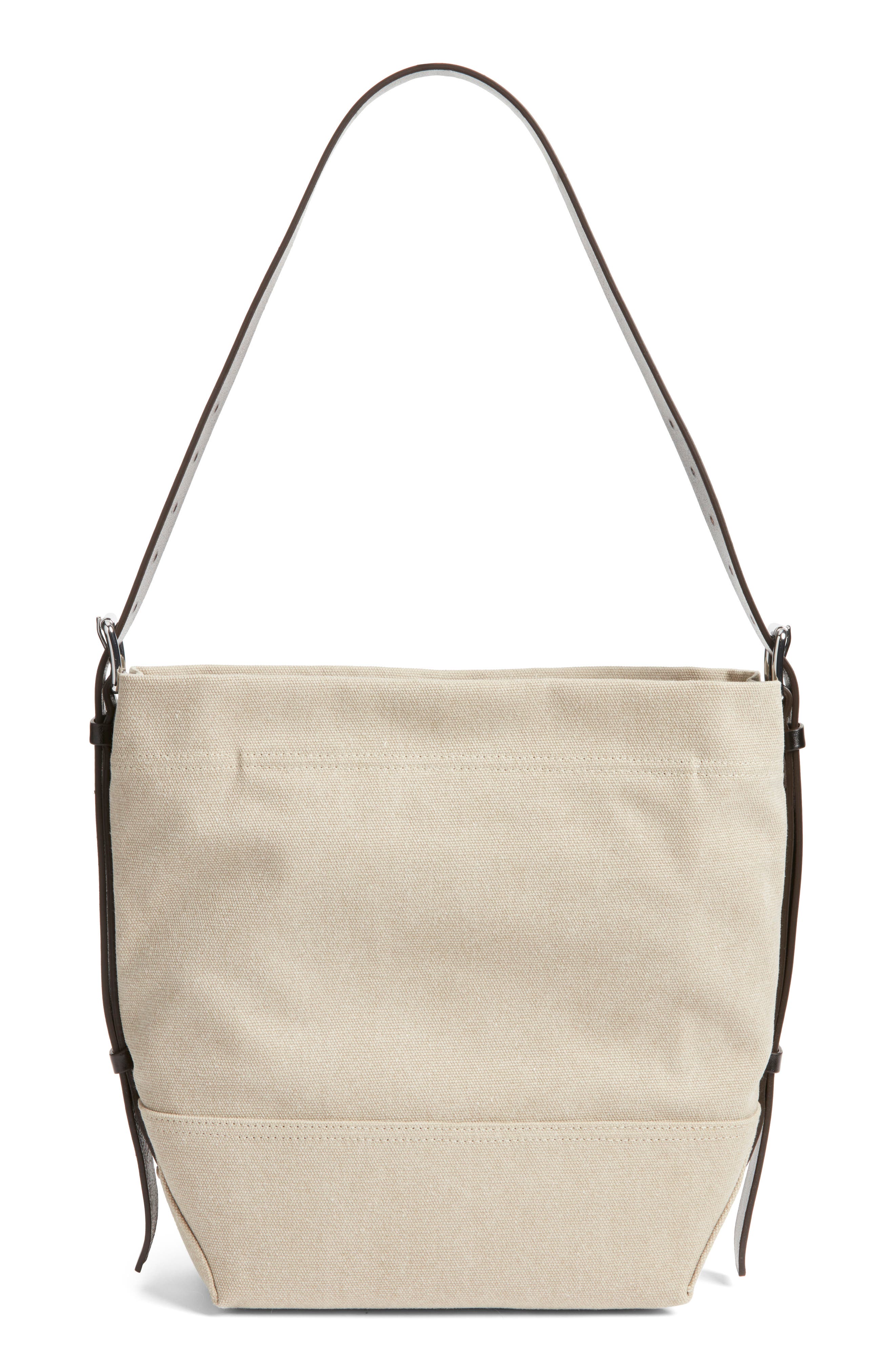 Lemaire Small Belted Canvas Tote, Alternate, color, Dark Linen
