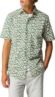 Rodd & Gunn Bendigo Abstract Print Button-Up Shirt