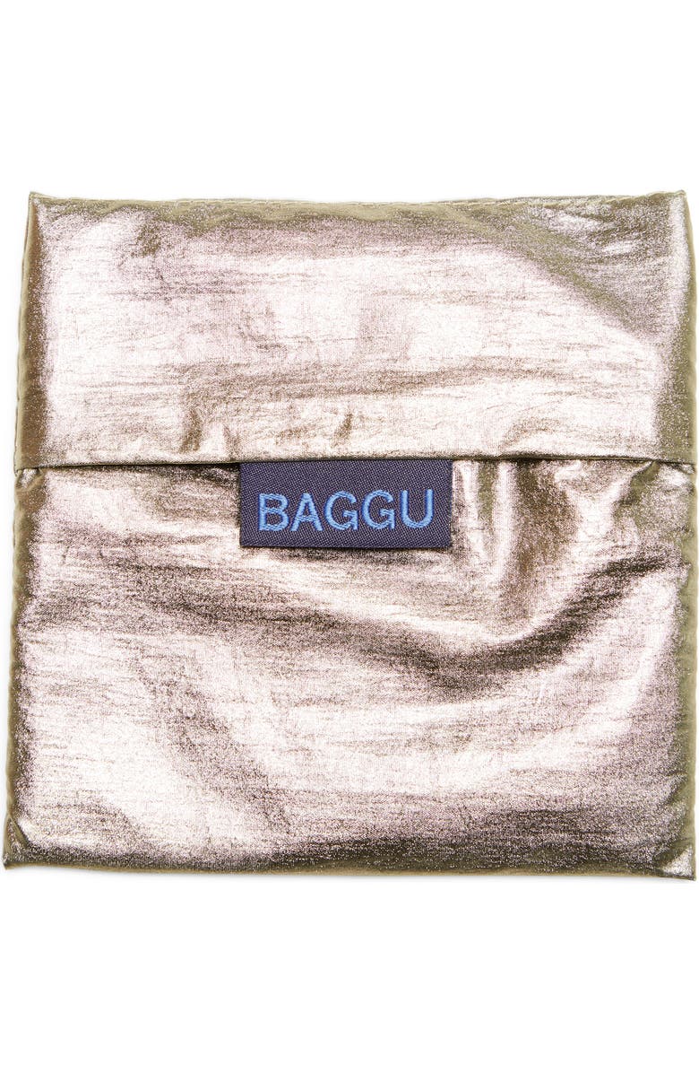 Baggu <sup>®</sup> Standard Metallic Ripstop Nylon Tote, Alternate, color,