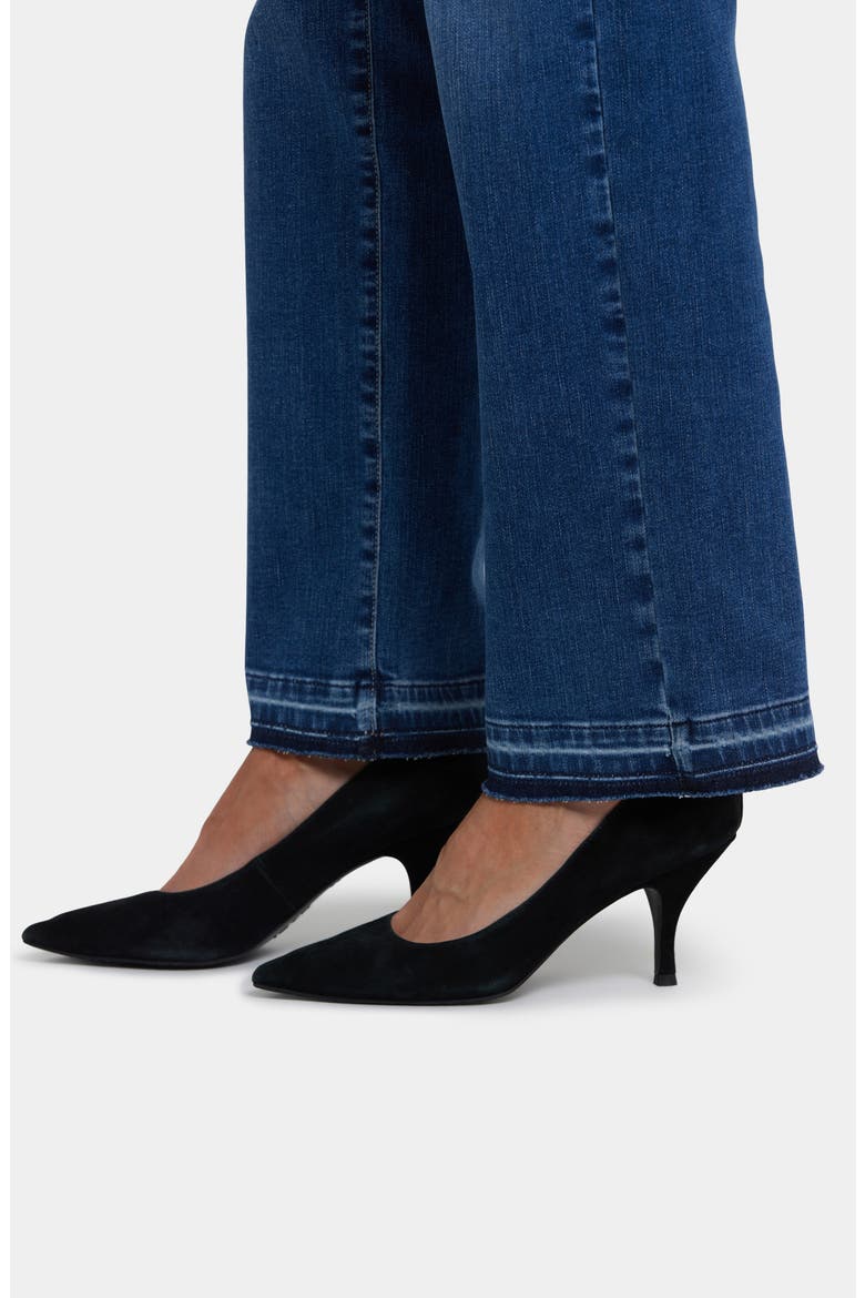Bailey Release Hem High Waist Relaxed Straight Leg Jeans, Alternate, color, OPERA BLUE