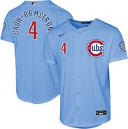 Nike Youth Nike Pete Crow-Armstrong Light Blue Chicago Cubs Alternate 2 Stadium Jersey