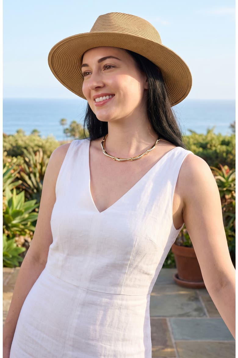 Contour Collar Necklace, Alternate, color, GOLD