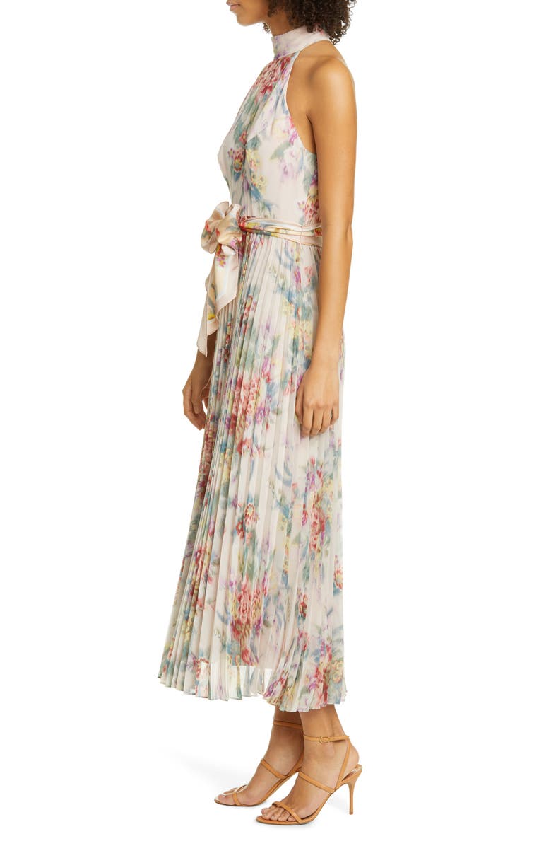 Zimmermann Wavelength Sunray Midi Dress, Alternate, color, 