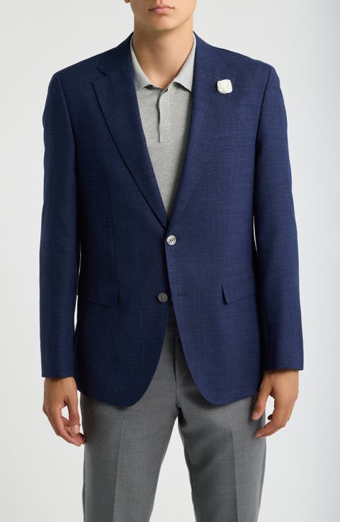 Hutson Slim Fit Wool Blend Sport Coat