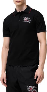 Burberry Heart Knight Cotton Polo Shirt