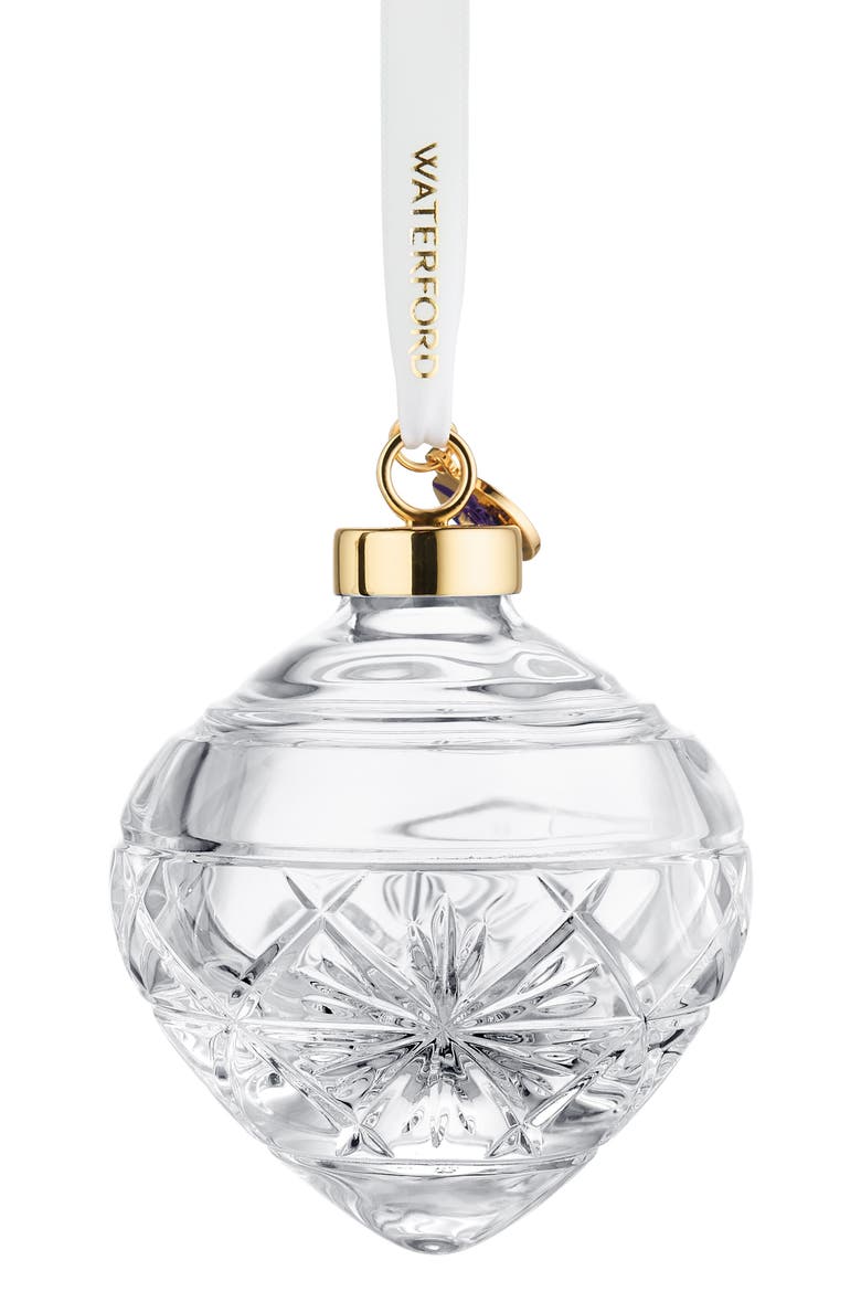 Winter Wonders Snowflake Bauble Crystal Ornament, Main, color, NO COLOR