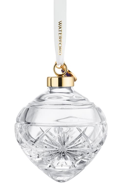 Waterford Winter Wonders Snowflake Bauble Crystal Ornament In Transparent