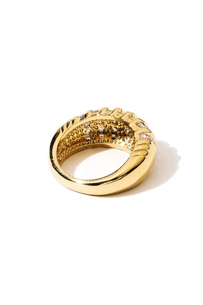 The Parker Crystal Ring, Alternate, color, GOLD