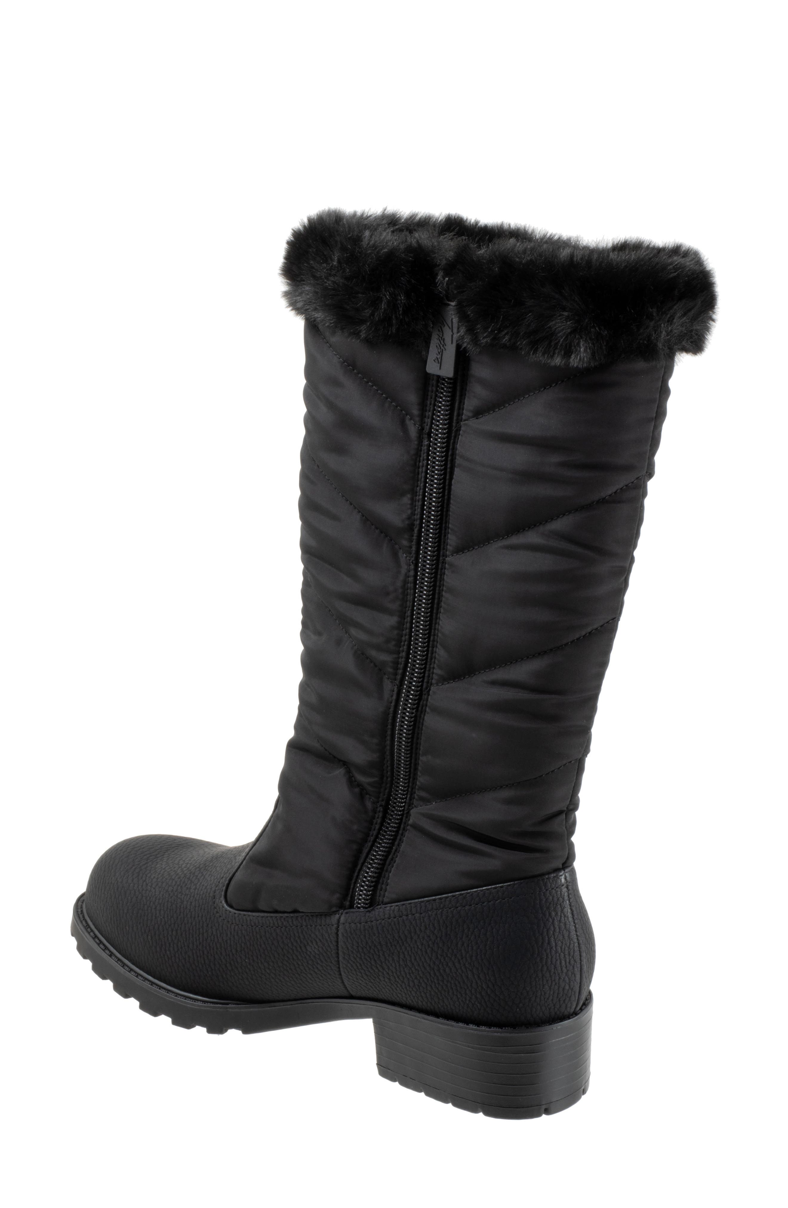 Trotters Benji 3.0 Faux Fur Water Resistant Boot, Alternate, color, 