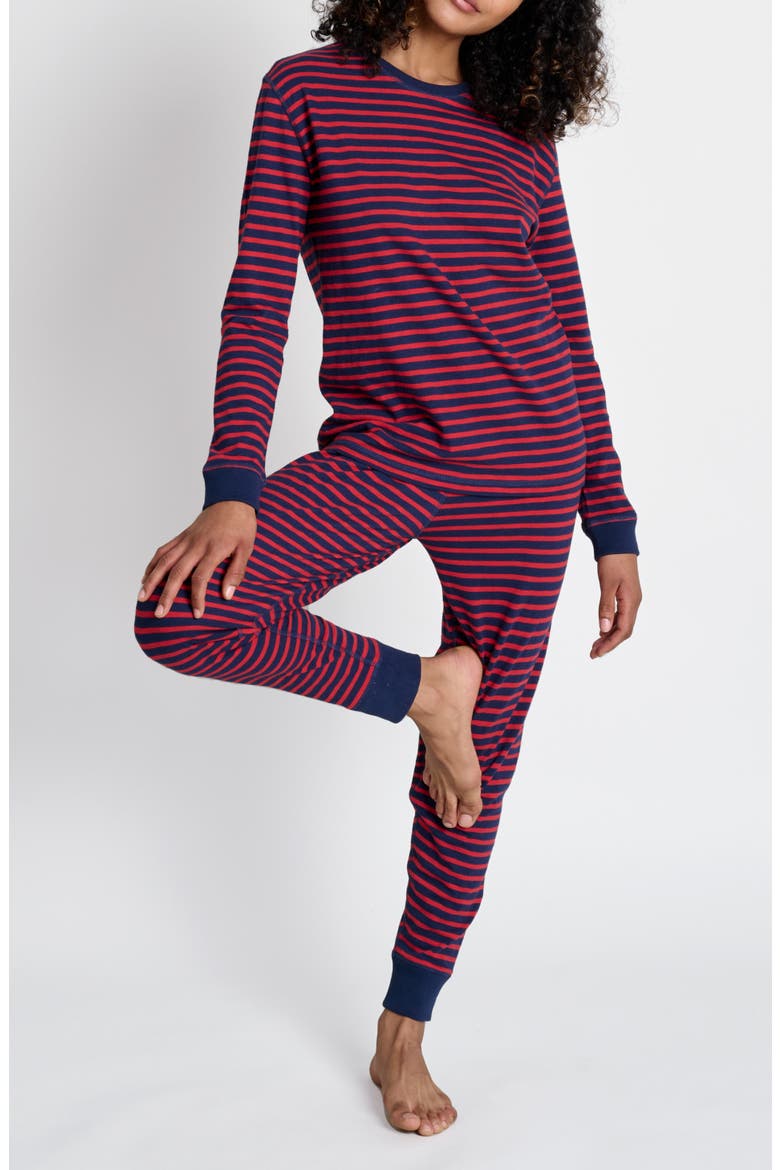 Helen Lounge Set, Main, color, Navy and Red Stripe