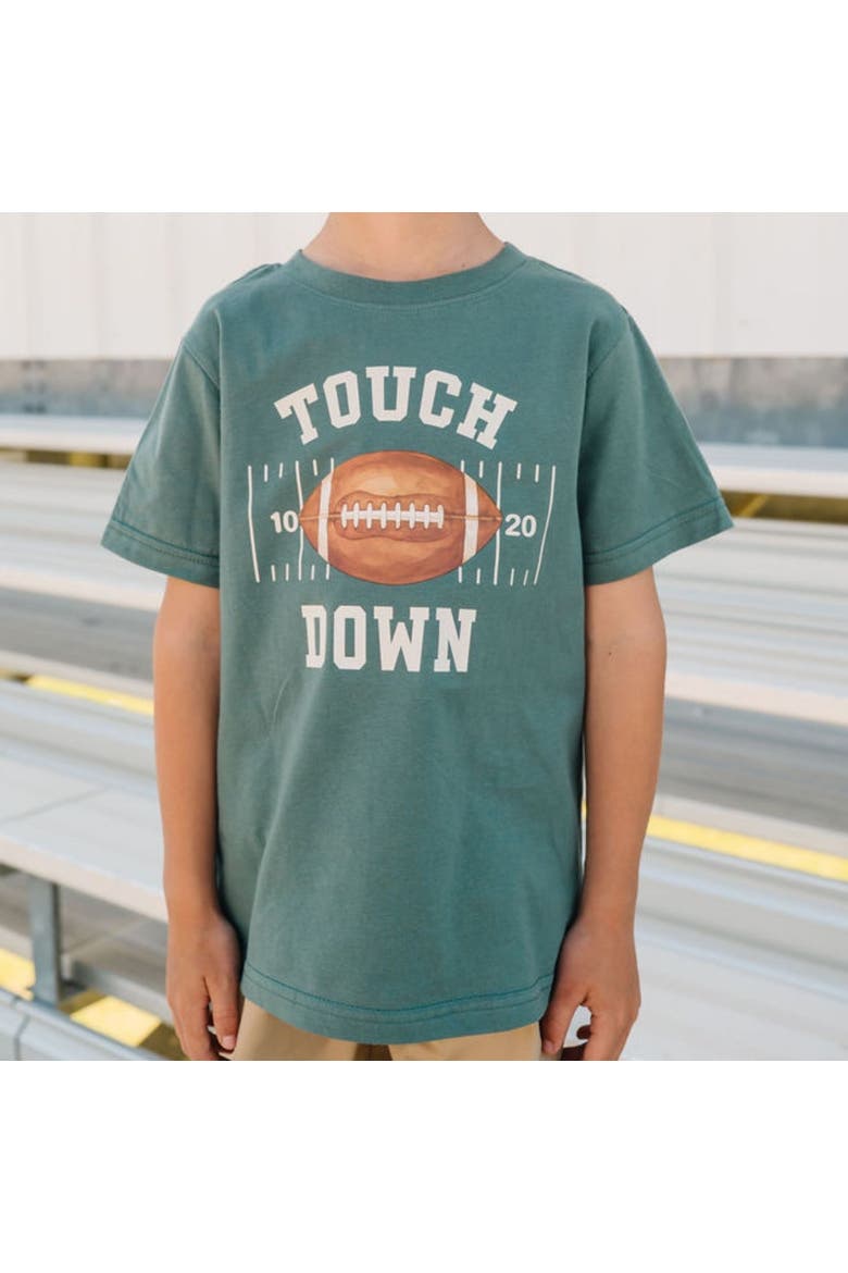 Touchdown Short Sleeve T-Shirt, Alternate, color, Hunter Green