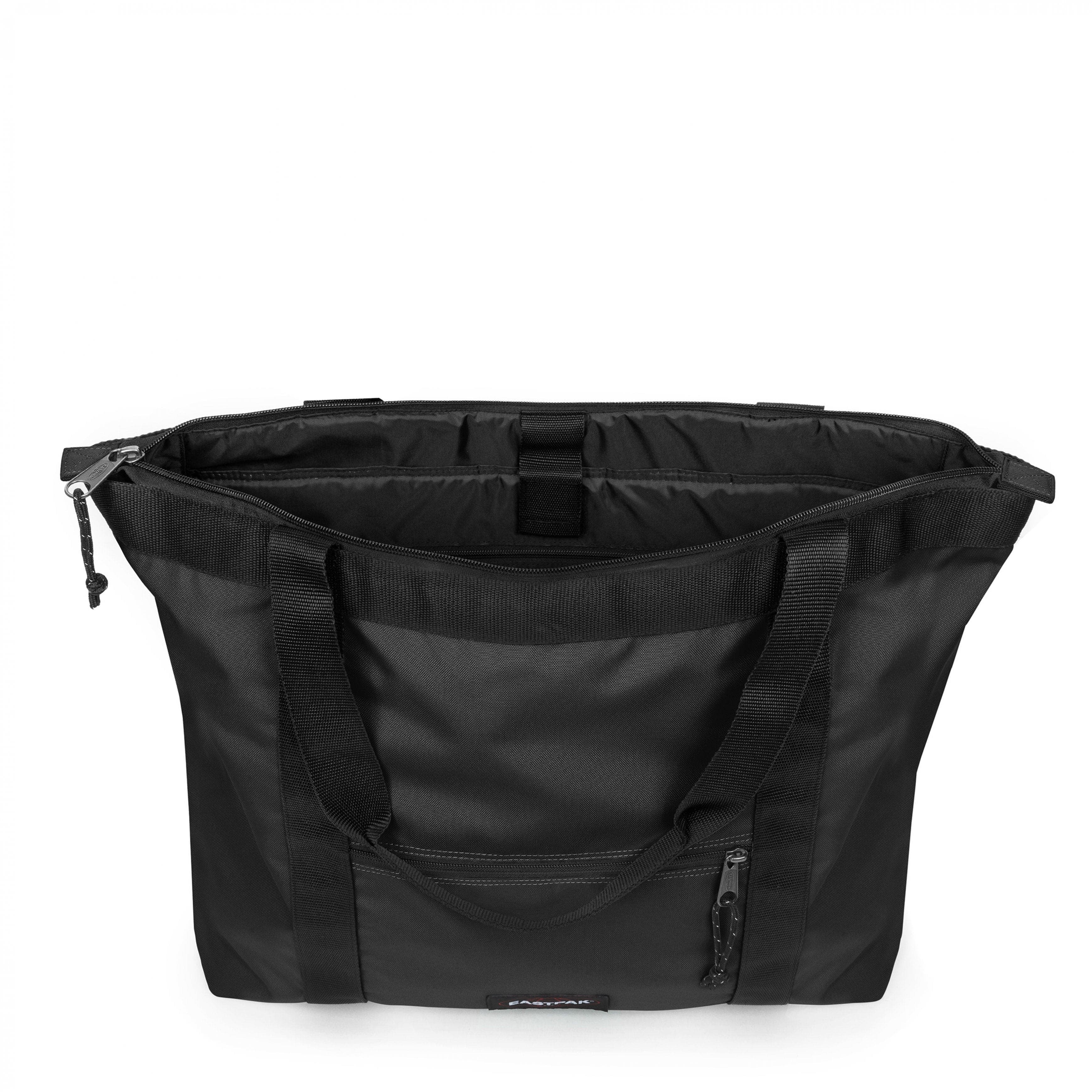 Eastpak Travel Tote Black Shoulder Bags, Alternate, color, Black
