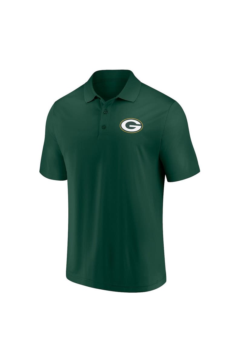 FANATICS Men's Fanatics Branded Green/Gold Green Bay Packers Dueling Two-Pack Polo Set, Alternate, color, 
