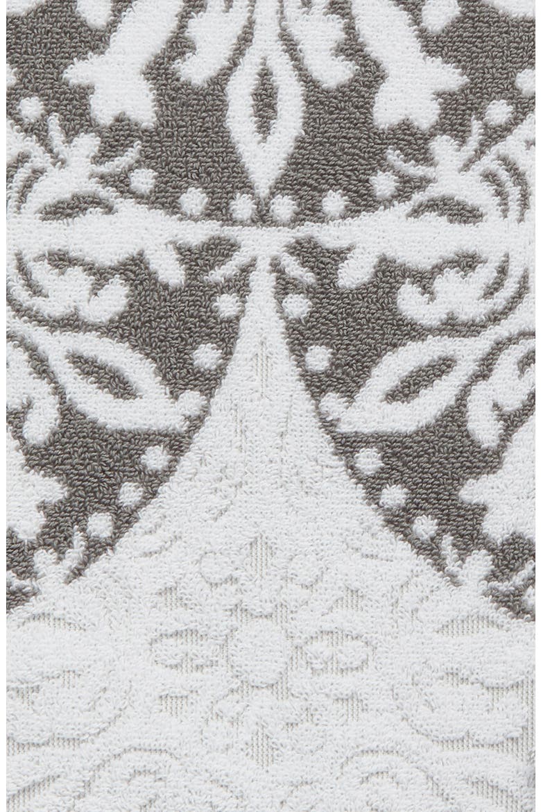 Fan Ombré Jacquard Bath Towel, Alternate, color, GREY GRAPHITE