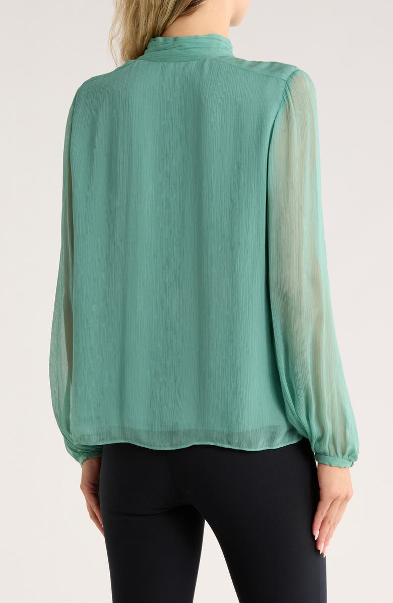 Derek Lam 10 Crosby Nadja Woven Top, Alternate, color, Juniper