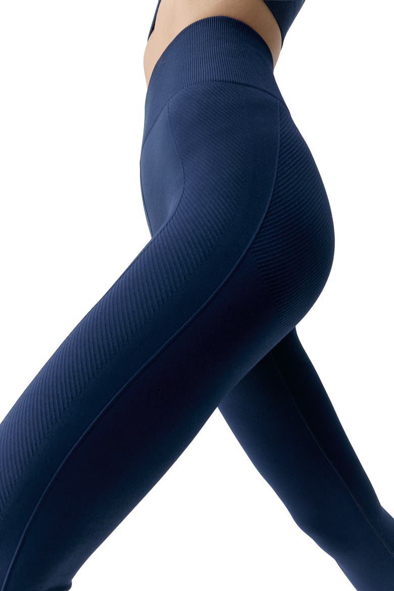 Sarvan 7/8 Seamless High Rise Sport Legging, Alternate, color, Sailor Blue