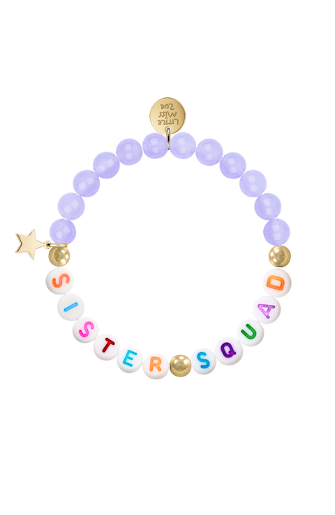 Semi-Precious Gemstone Sister Squad Bracelet in Gift Pouch
