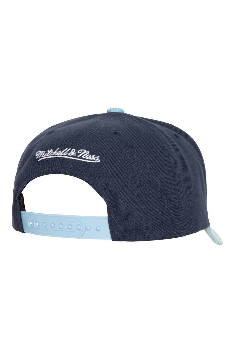 Men's Mitchell & Ness Navy California Angels Corduroy Pro Snapback Hat, Alternate, color, Navy