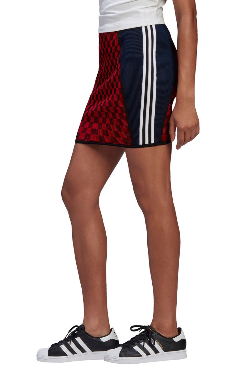 adidas Originals Mini Skirt, Alternate, color, 