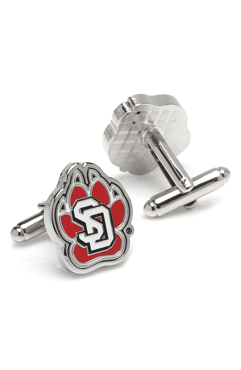 Cufflinks, Inc. NCAA Collegiate University of South Dakota Coyotes Cuff Links, Alternate, color, South Dakota Coyotes