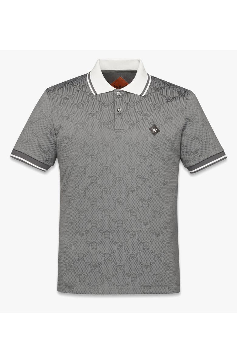 MCM Piqué Polo in Lauretos Jacquard, Main, color,