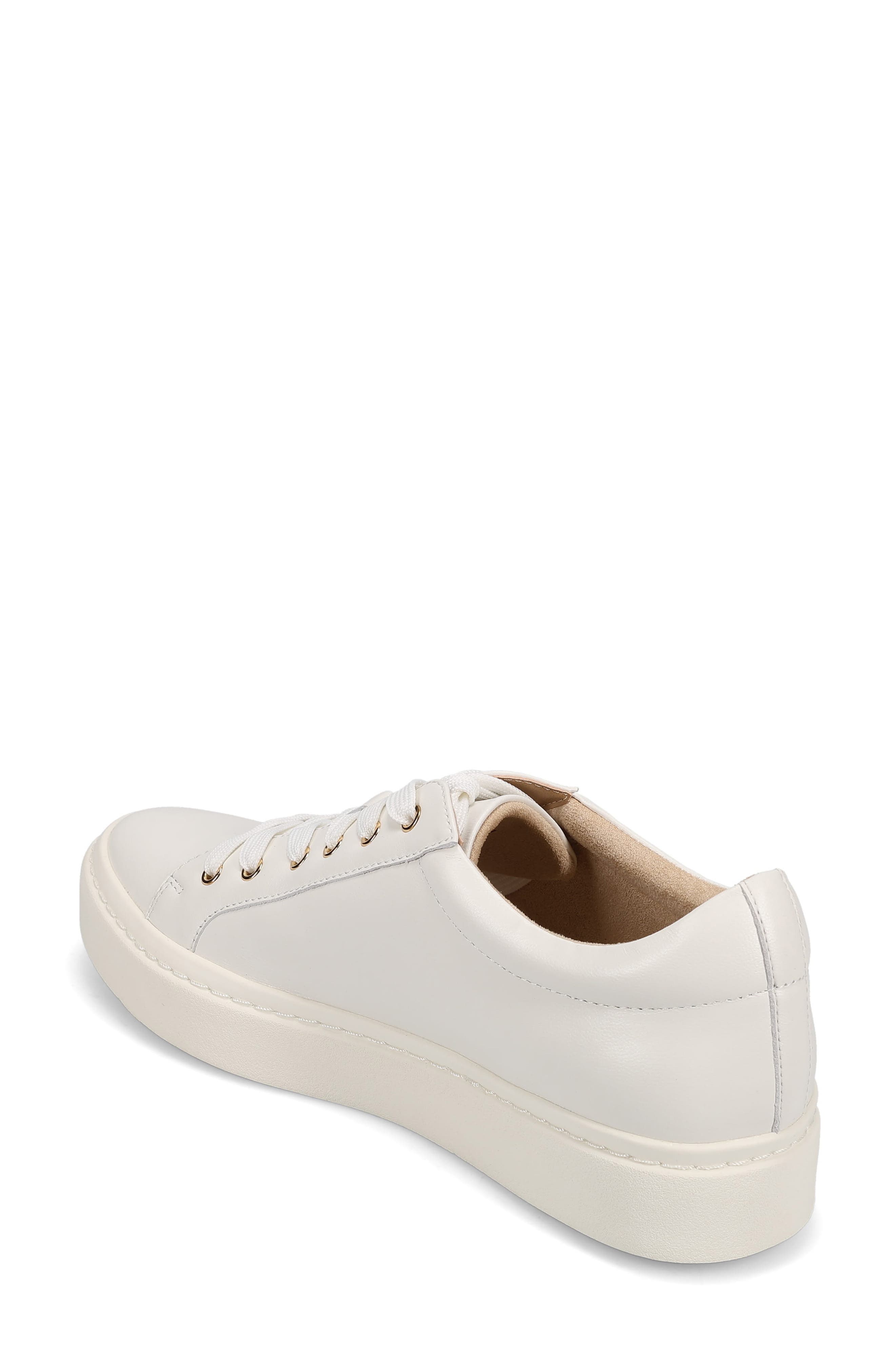 VANELi Yavin Leather Sneaker, Alternate, color, White Nappa