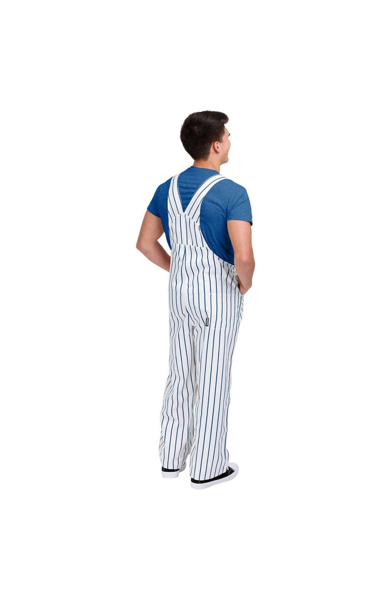 FOCO Men's FOCO White New York Mets Pinstripe Bib Overalls, Alternate, color, White