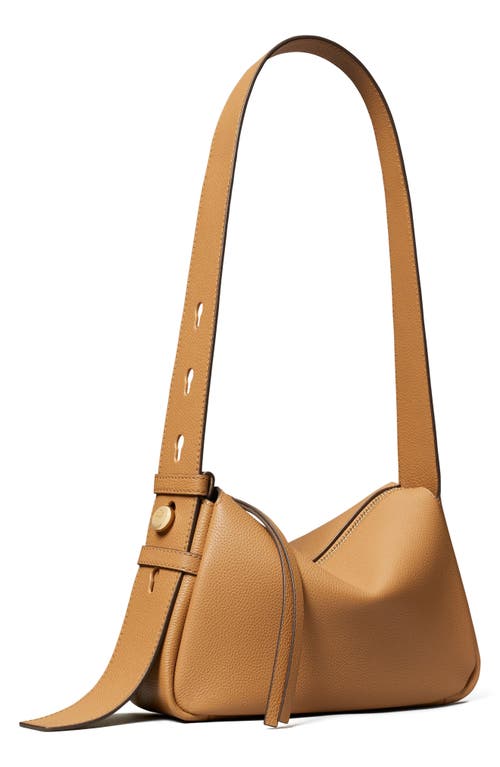 Tory Burch Small Romy Leather Shoulder Bag In Brown