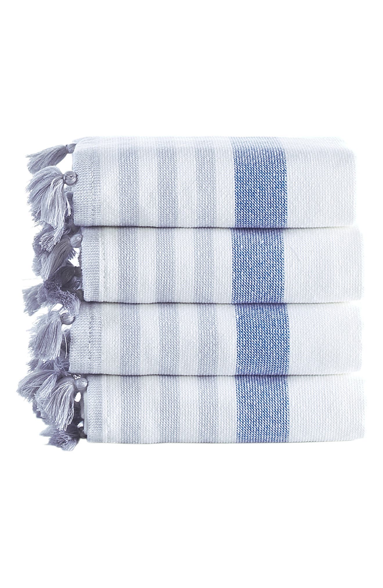 Brooks Brothers Pesthemal 4-Pack Turkish Cotton Hand Towels