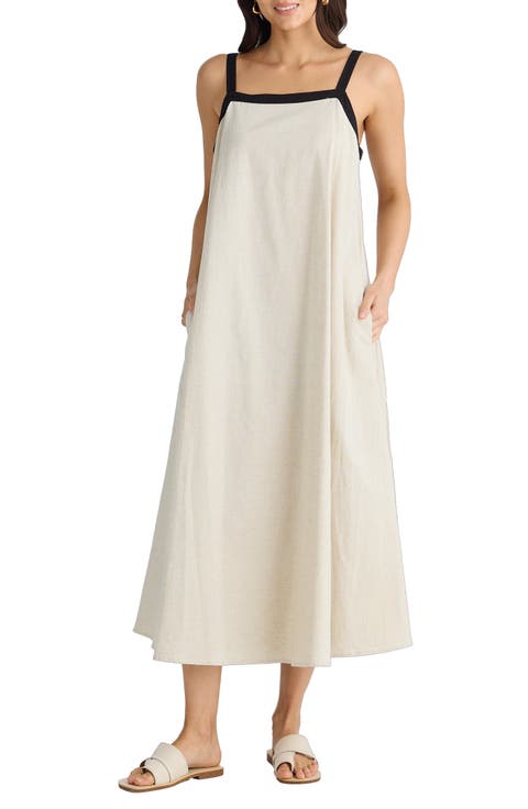 Erica Linen Blend Sleeveless Dress