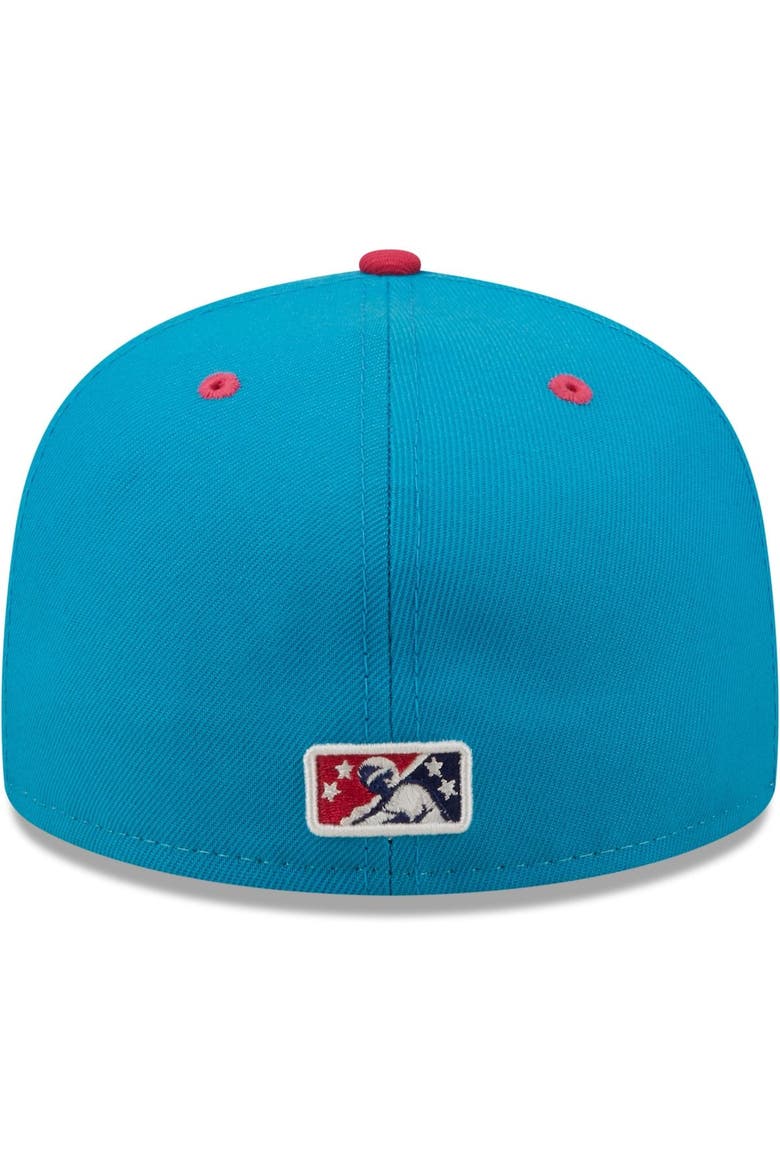 Men's New Era White/Coral Pointy Boots de Amarillo Copa De La Diversion 59FIFTY Fitted Hat, Alternate, color, White