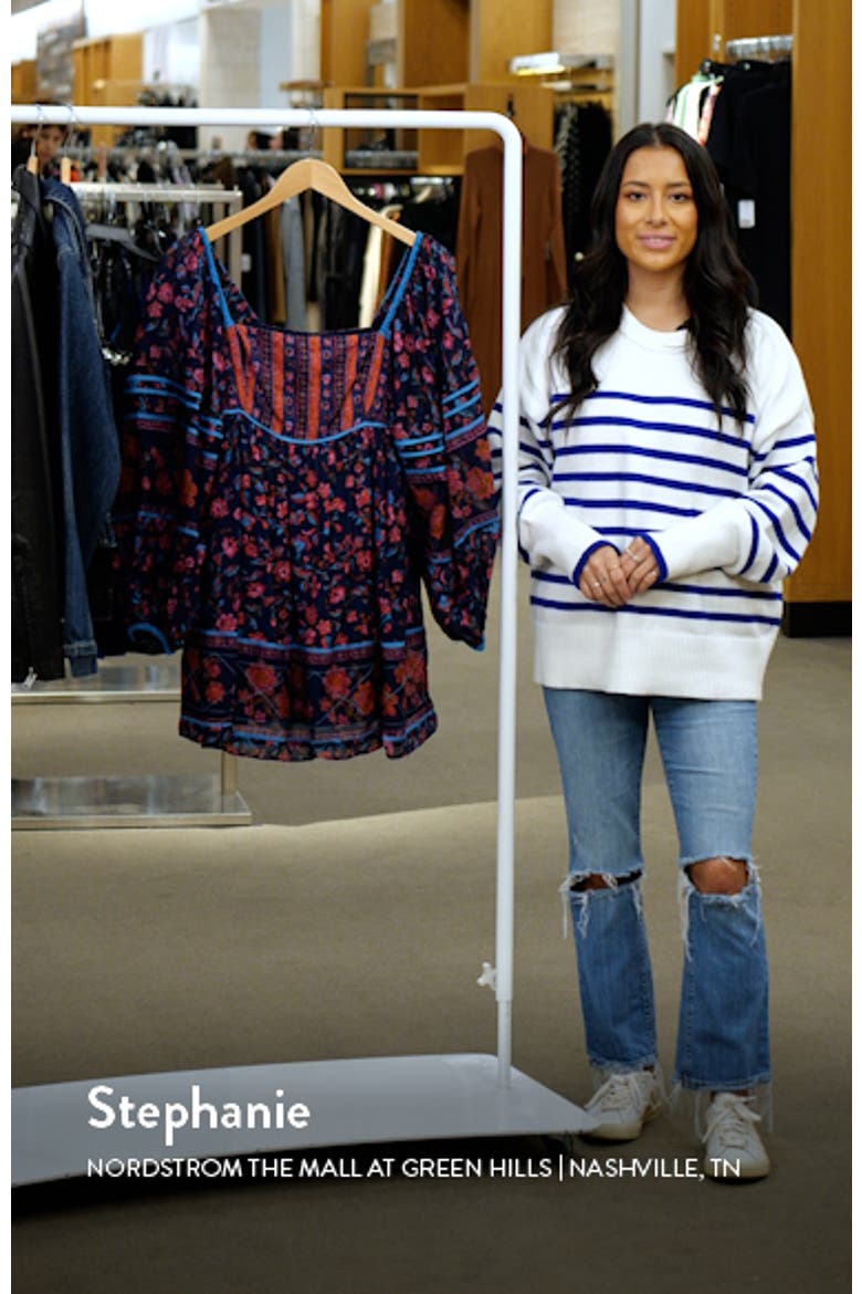 Endless Afternoon Print Long Sleeve Minidress video