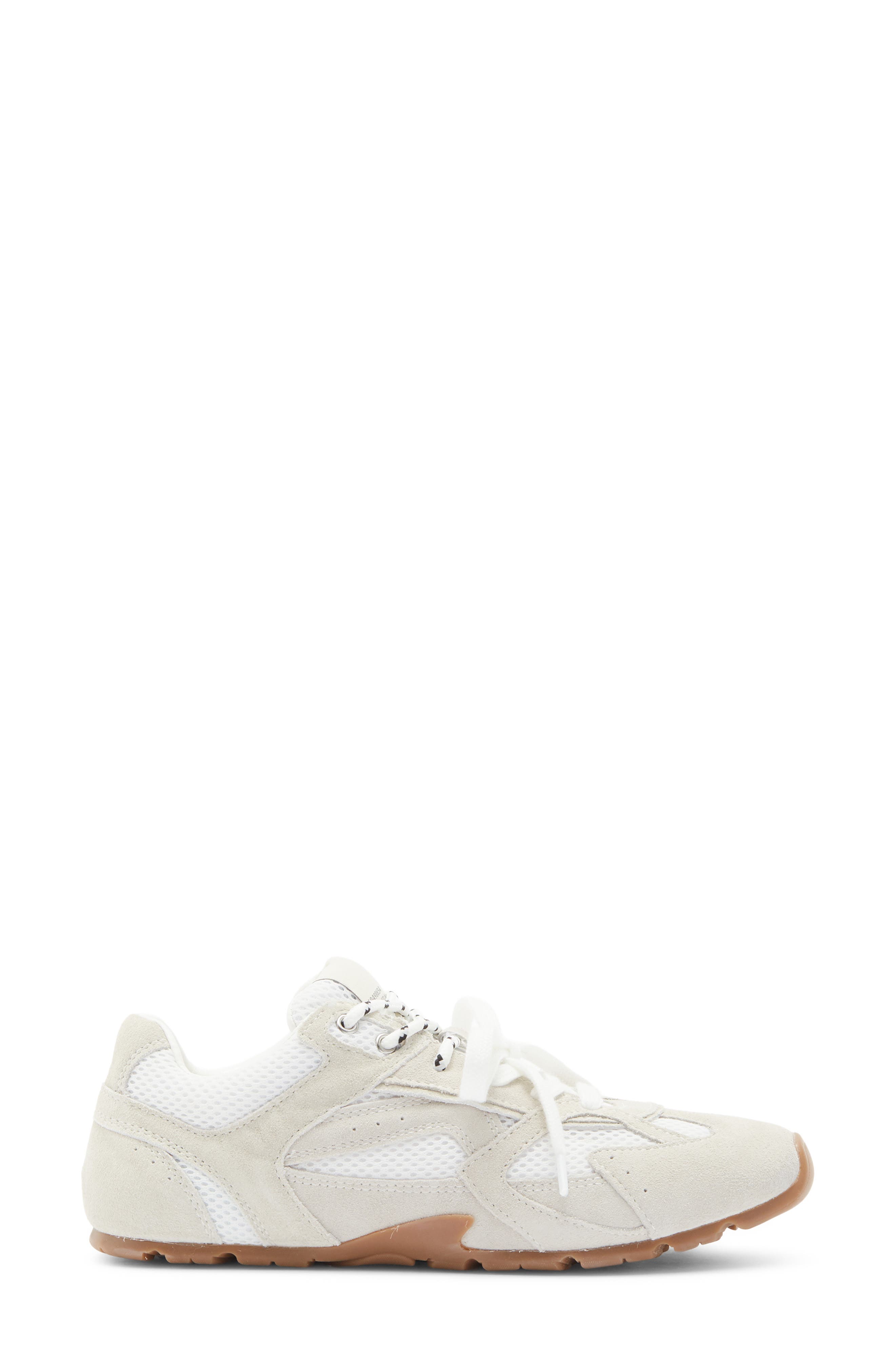 Steve Madden Aziel Sneaker, Alternate, color, White Suede