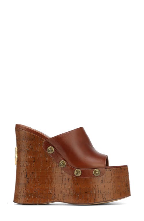 Naked Wolfe Tulip Platform Wedge Slide Sandal
