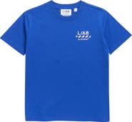 L/AB OFF-WHITE Kids' Diagonal Logo T-Shirt