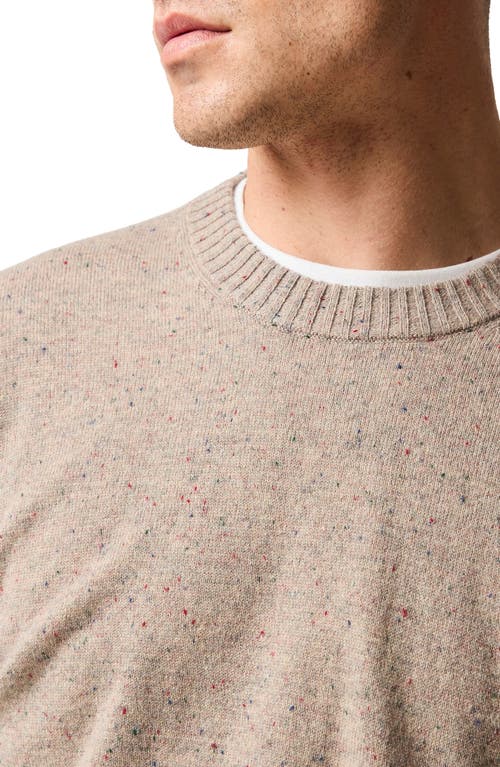 Rodd & Gunn Stewart Island Wool & Cahsmere Crewneck Sweater In Neutral