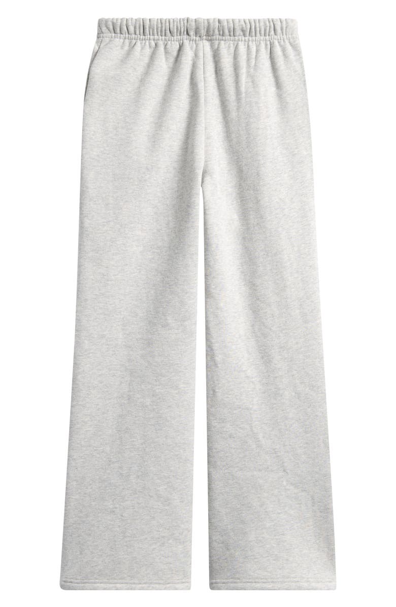Rip Curl Kids' Surf Puff Paint Wide Leg Sweatpants, Alternate, color, Light Grey Marle