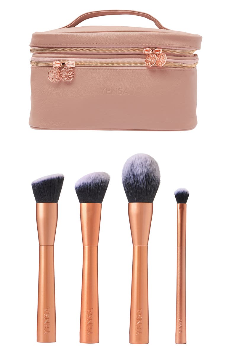 YENSA 4-Piece Brush Set $203 Value, Main, color, 