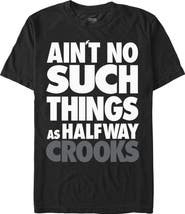 Crooks & Castles Men's Crooks & Castles Ain't No Such Things Text Graphic T-Shirt