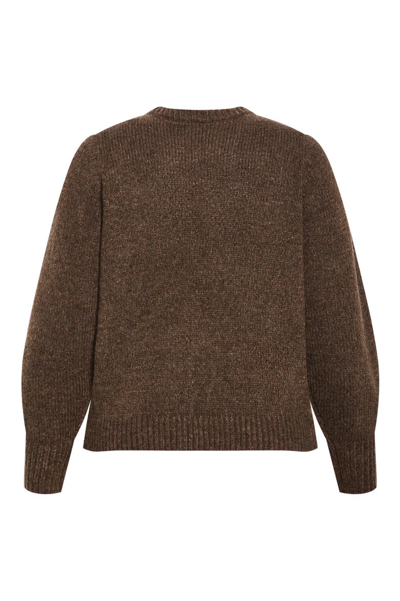 Salem Cutout Sweater, Alternate, color, CHOCOLATE