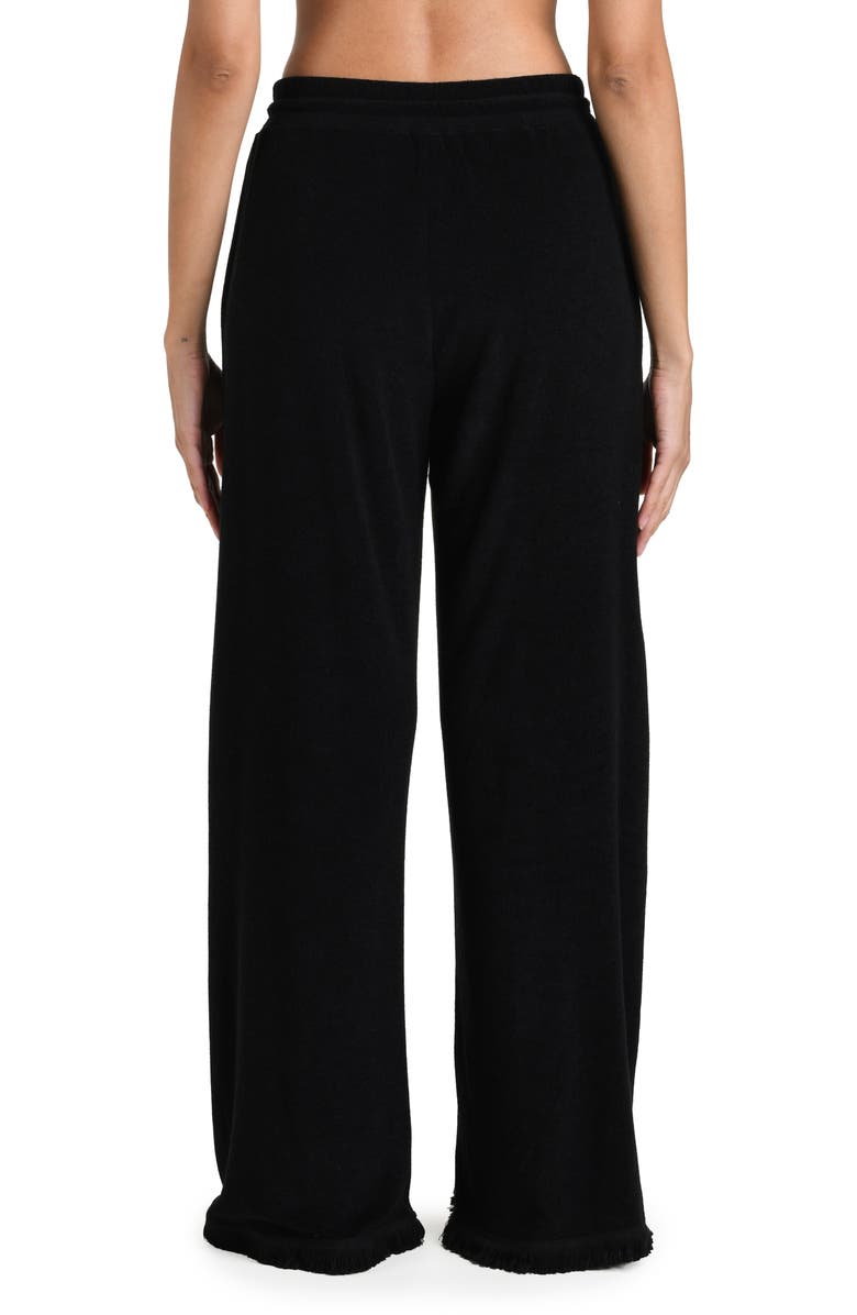 La Blanca Wild Nomad Cover-Up Pants, Alternate, color, Black