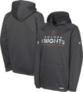 FANATICS Youth Fanatics Gray Vegas Golden Knights Authentic Pro Rink Raglan Hoodie
