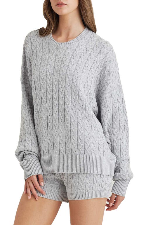 PAPINELLE PAPINELLE COZY CABLE LONG SLEEVE PAJAMA TOP