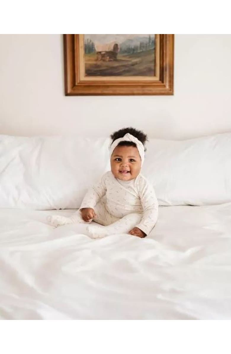 Ely's & Co. Baby Cotton Printed Floral Headband, Alternate, color, 