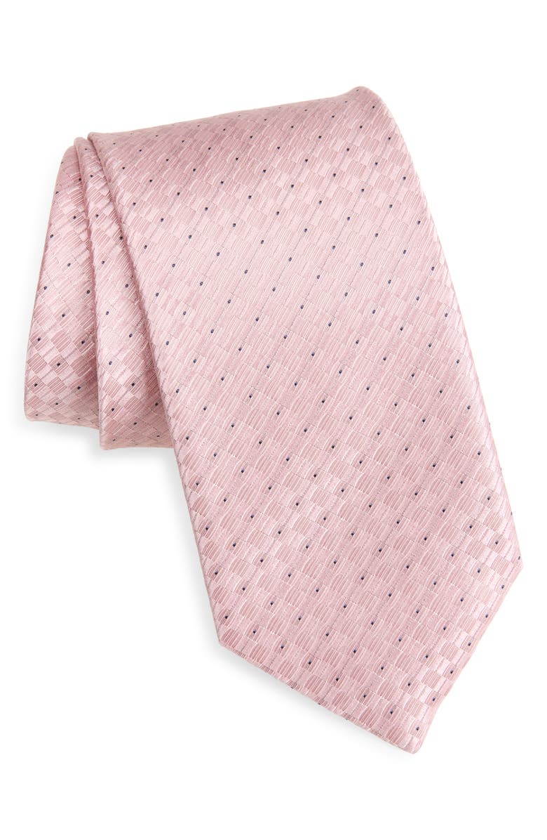 Brioni Silk Tie, Main, color, Roseate